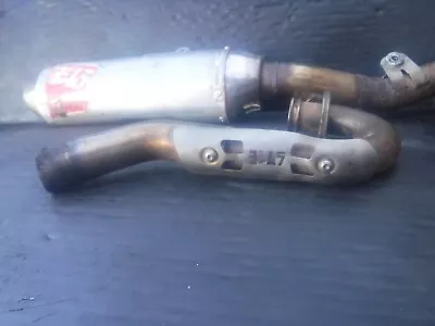 2008 Kawasaki Kx250f Yoshimura E-47 Exhaust Head Pipe & Muffler Silencer 07 08 • $174