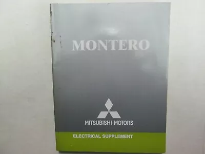 2006 MITSUBISHI Montero Electrical Supplement Service Repair Shop Manual OEM 06 • $23.96