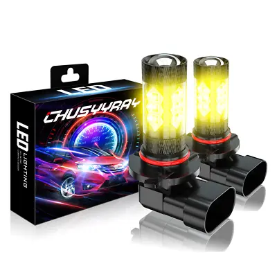 For Subaru Outback 2000-2009 2PC Golden Yellow 9006 LED Fog Light Bulbs Lamp 80W • $10.99