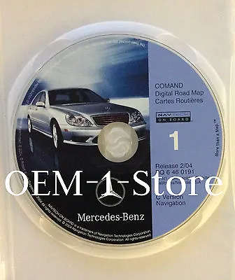 1999 2000 Mercedes Benz S420 S430 S500 S600 C Navi Navigation Cd 1 California Nv • $45