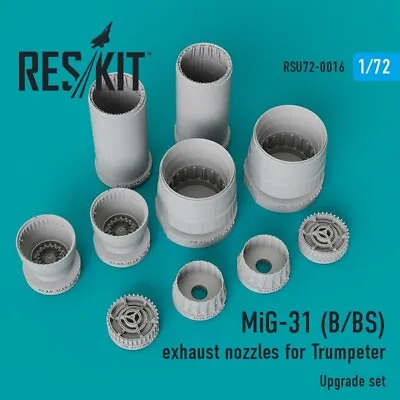 1/72 Reskit RSU72-0016 MiG-31 (B/BS) Exhaust Nozzles • $21