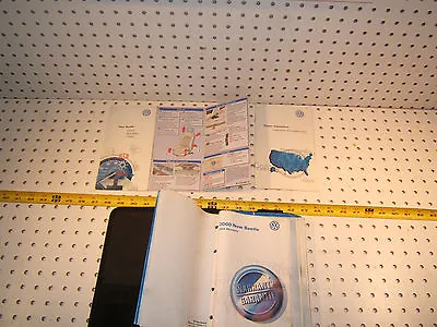 VW 2000 New Beetle Owner Manual's OEM 1 Booklet With BLACK Outer VW OEM 1 Case • $68