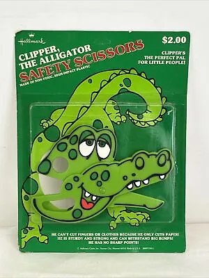 NEW Vintage Hallmark Alligator Head Plastic Kids Safety Scissors Works RARE • $14.99