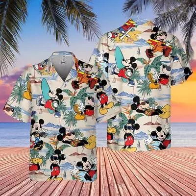 Mickey Hawaii Shirt Mickey Aloha Shirt Disney Hawaiian Shirt • $25.95