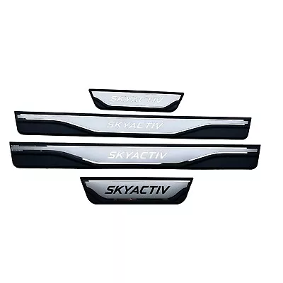 For Mazda 3 2016 2023 Accessories Door Sill Protector Scuff Plate Guard Trims • $72.36