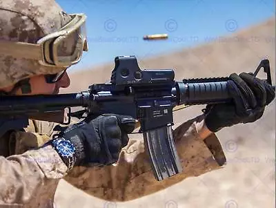 War Military Army Soldier Gun Rifle War Marine Bullet Shoot Poster Print Bb3381b • $18.14