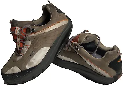 MBT Men’s Swiss Masai Chapa Brown Orange Leather Toning Walking Shoes Size 13 • $17.78