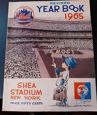 1965 New York Mets Yearbook (Revised Edition) Exc. -near Mt Condition (see Scan) • $39.99