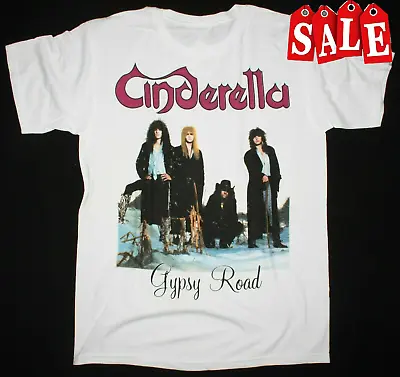 Vintage Cinderella Band Gypsy Road T-shirt Tee Men All Size S-5XL • $17.99