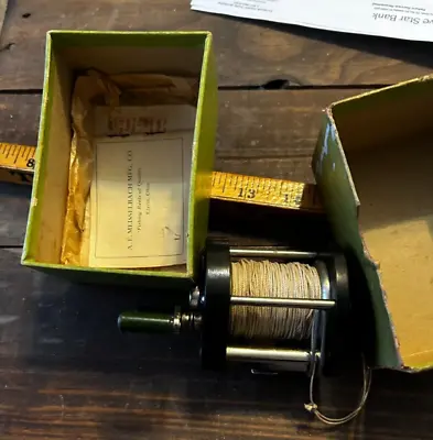 Vintage Meisselbach No. 100 Fishing Reel With Box & Papers • $39