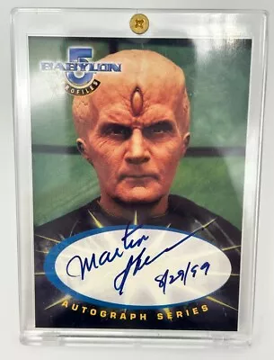 Martin Sheen As Soul Hunter Autograph Card - Babylon 5 Profiles Skybox A2 • $32.99