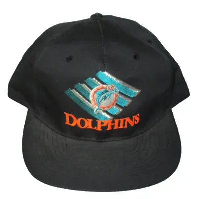 VINTAGE Miami Dolphins Hat Cap Snap Back   Football AMERICAN NEEDLE  (b35). • $38