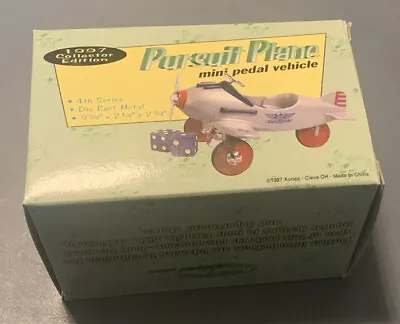 J310 Xonex Pursuit Plane Mini Pedal Vehicle 1997 Collector Ed. Die-Cast Metal Ar • $8