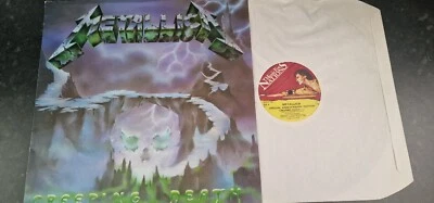 £199.99 • Buy Very Rare Metallica Creeping Death Blue Vinyl Misprint Anniversary Edition Label