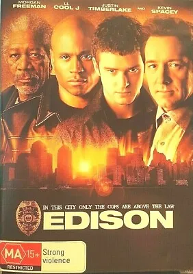 $6 • Buy Edison Dvd Morgan Freeman & Kevin Spacey 2005 Region 4 Very Good