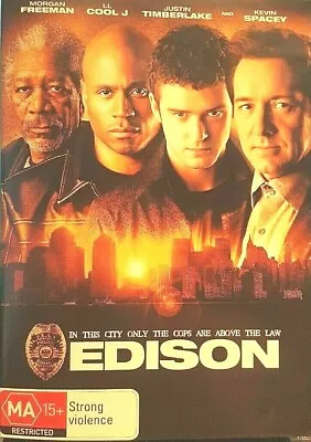 $6 • Buy Edison Dvd Morgan Freeman & Kevin Spacey 2005 Region 4 Very Good