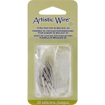 £9.40 • Buy Extra 30 Pegs For Artistic Wire 3D Bracelet Jig