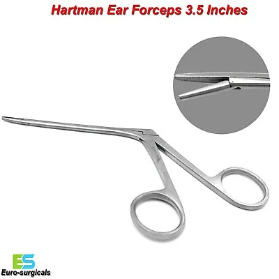 Micro Alligator Forceps Hartman Serrated Tip Ear Speculum Dental Hartman Tools • £4.49