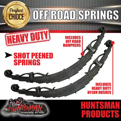 X2 6 Leaf Off Road Trailer Springs 1350Kg With Rebound Straps. Camper Caravan • $165