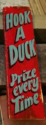 Hook A Duck Vintage Style Fairground Sign • $37.34