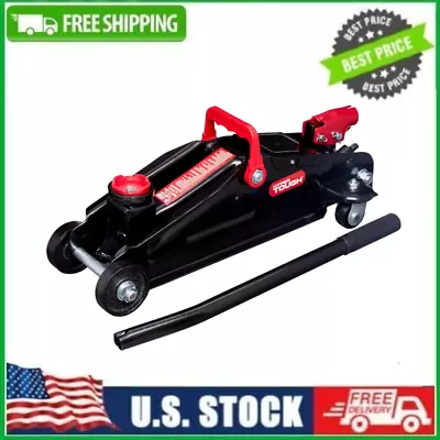 NEW2-Ton Hydraulic Trolley Jack Swivel Casters Red/Black • $32.26