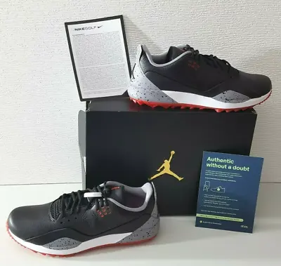 $491.63 • Buy Jordan Adg 3 New Men's Spkls Black/Cement/Red Golf Shoes Sz 11.5