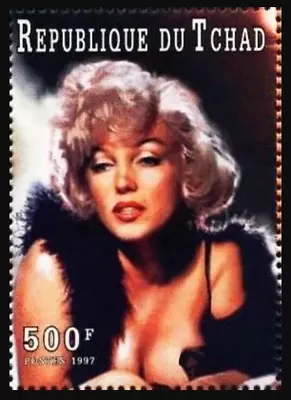 Chad #Mi1578 MNH 1997 Marilyn Monroe With A Black Stole [704p YT815] • £2.78