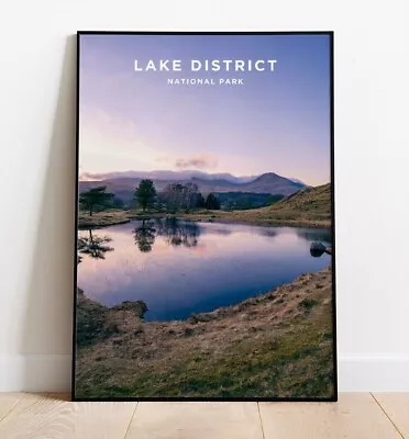 Lake District Travel Poster Art Print Photo • £4.99