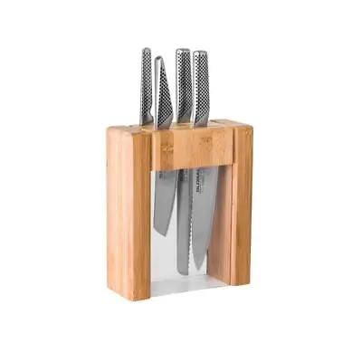 Global Knives Teikoku 5 Pcs Knife Block Set | RRP $599 • $293.60