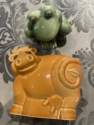 WADE Frog & Cow Money Box  • £10