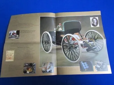 Franklin  Mint Precision Model Ford 1896 Quadricycle BROCHURE (Auto) • $3.72