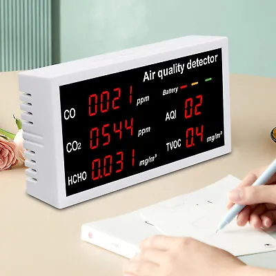 $35.20 • Buy Air Quality Measurement HCHO TVOC Temperature Carbon Dioxide Monitor Home