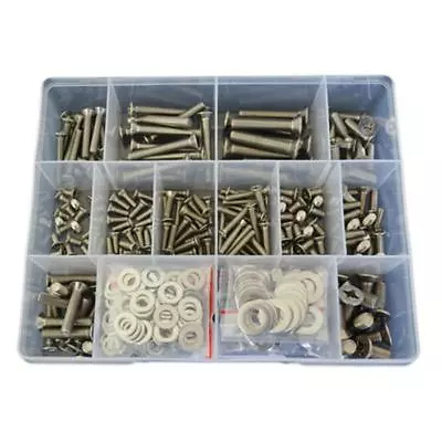 G304 M4 M5 M6 M8 Countersunk Phillip Machine Screw Nut Washer Assortment Kit #51 • $176