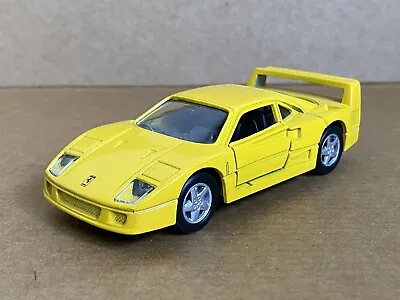 Maisto Supercar Collection Ferrari F40 RARE Yellow 1:39 Scale Die Cast. Mint. • £15