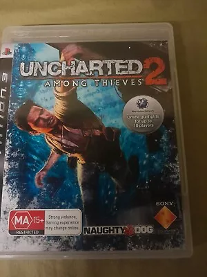 Uncharted 2: Among Thieves Sony Playstation 3 PS3 Game W/manual Ex. Cond. • $6