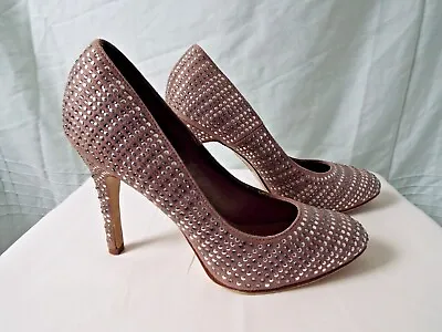 £6 • Buy Catwalk Shoes - Size 7 ~ Colour Stone With Rhinestones ~ 4  Heel ~ Party ~ 2671