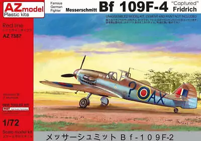 AZ Model AZ7587 1:72 Messerschmitt Bf-109F-4 'Captured' • £12.33