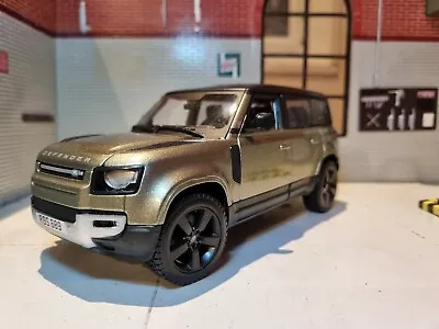 Land Rover Defender 110 2022 Gondwana Stone 1:24 Scale Burago Diecast Model Car • £27.95