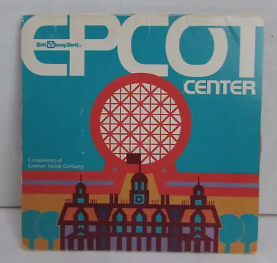 VINTAGE 1982 Walt Disney World Epcot Center Kodak Souvenir Wheeled Map • $14.99