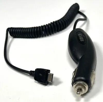 HUAWEI Black Micro USB Cigarette Cell Mobile Phone CAR CHARGER Cord HUA-M318 EUC • $9.99