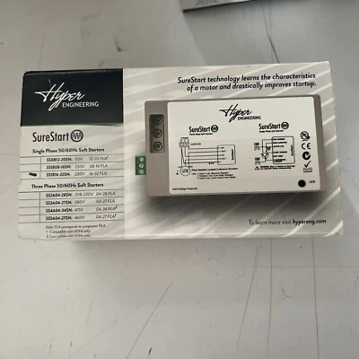 $175 • Buy Hyper Sure Start Single Phase Soft Starter 230V (16-32 FLA)