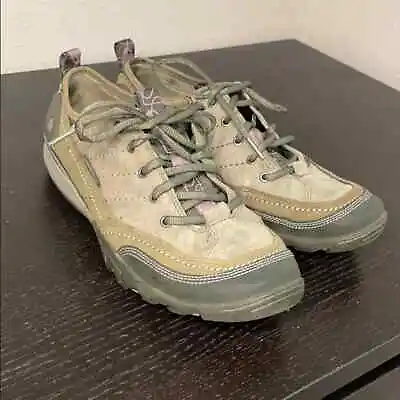 Merrell Mimosa Lace Olive Leather Hiking Shoes • $30