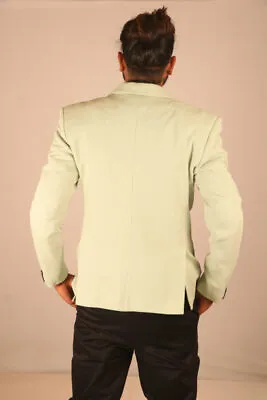 Men's Knitted Lycra Blazer  In Olive Color Beautiful Dress • $32.45