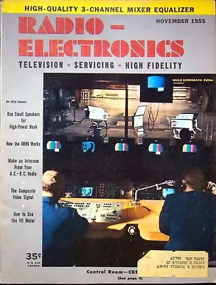 Make An Intercom From Your A.c.-d.c. Radio - Radio - Electronics Magazine 1955 • $7.95