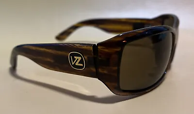 VonZipper Hitchhiker Brown Striped Sunglasses Rare Hard To Find • $80