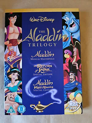 Disney's Aladdin Trilogy Return Of Jafar King Of Thieves DVD Box Set • $10