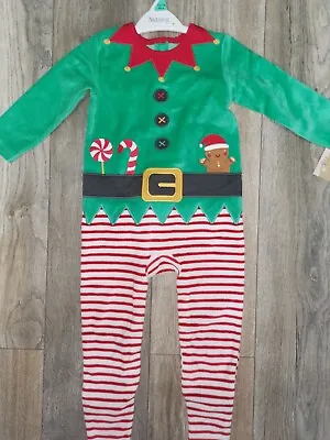 Baby Elf Outfit Nutmeg Unisex Christmas 12-18 Months  • £4.99
