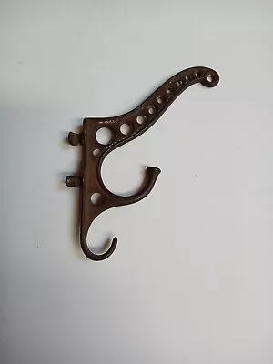 VTG Cast Iron Railroad Hat Coat Triple Wall Hook • $5.60