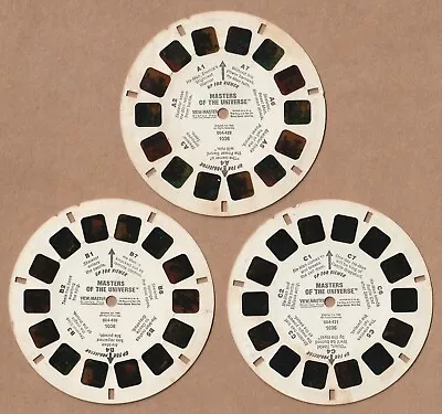 Set Of Three View-Master Reels Masters Of The Universe 1983 • $6.25