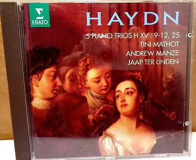 Haydn: 5 Piano Trios H XV / Mathot Manze Ter Linden By Tini Mathot CD 1994 • $5